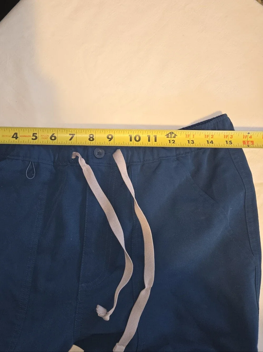 Figs Men's Teal Cairo Drawstring Scrub Utility Pants